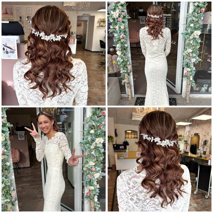 Smuk by Læsø skaber konfirmandinde håropsætning med familiært hårsmykke