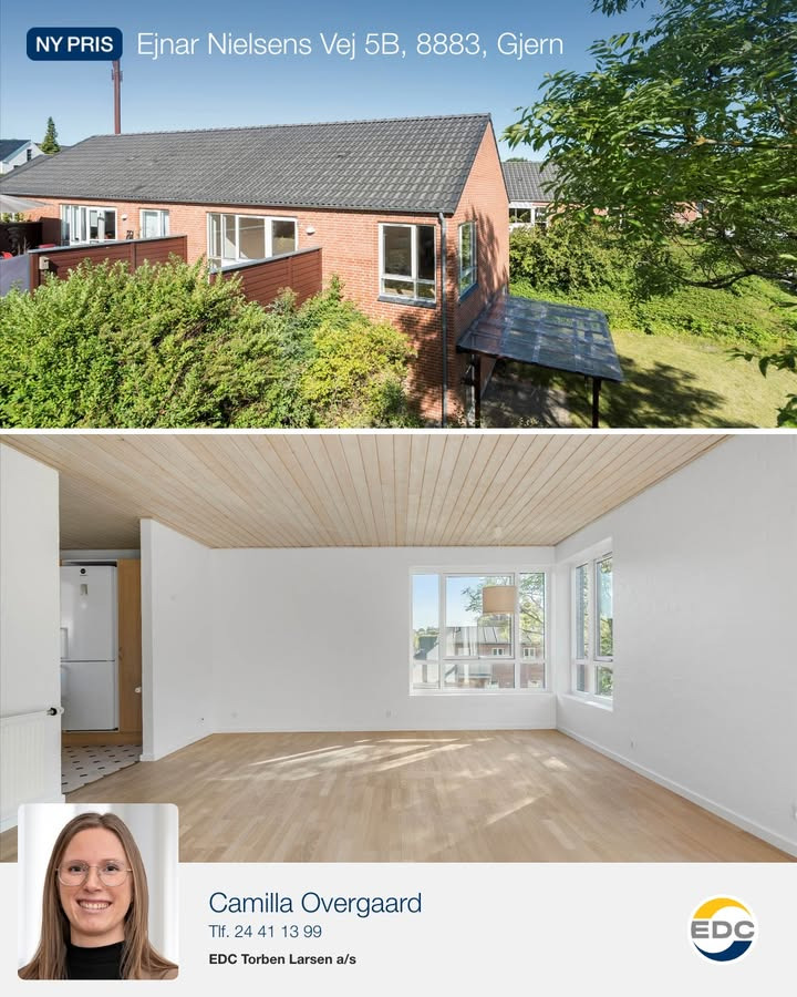 Ny pris på dejlig andelsbolig i Gjern fra EDC Torben Larsen