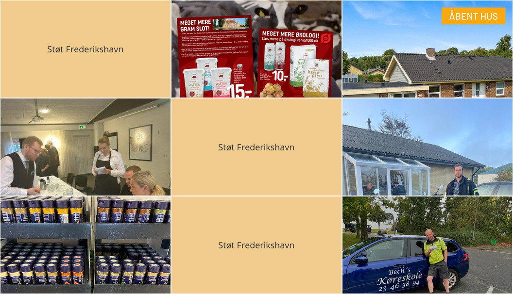 Nyt fra Mæglerhuset Sæby, MENY Gl. Skagensvej, Bech's Køreskole og 3 andre