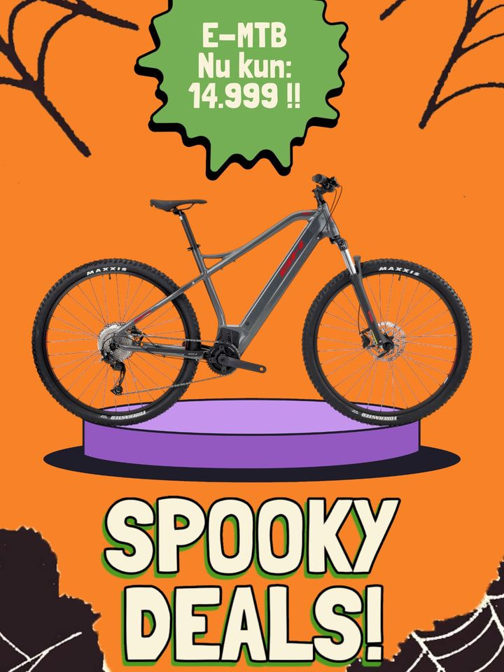 Spooky deals i Horsens Cykler: Tilbud frem til 16. november eller så længe lager haves