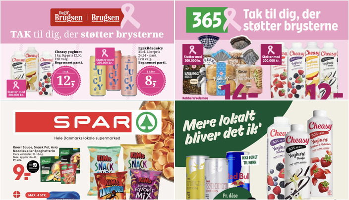 Cheasy yoghurt til 12 kr. og grøntsager til 10 kr. - se de bedste lokale tilbud