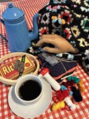 Flittige hænder: Kreativ pop-up café på Egholm Museum