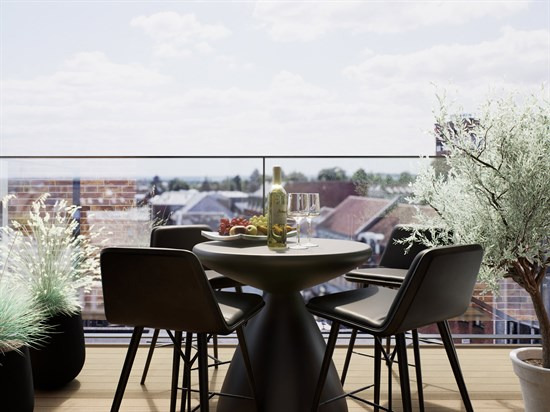 Til salg hos Nybolig Skive I/S: Moderne stil i kvalitet - Midt på gågaden i Skive