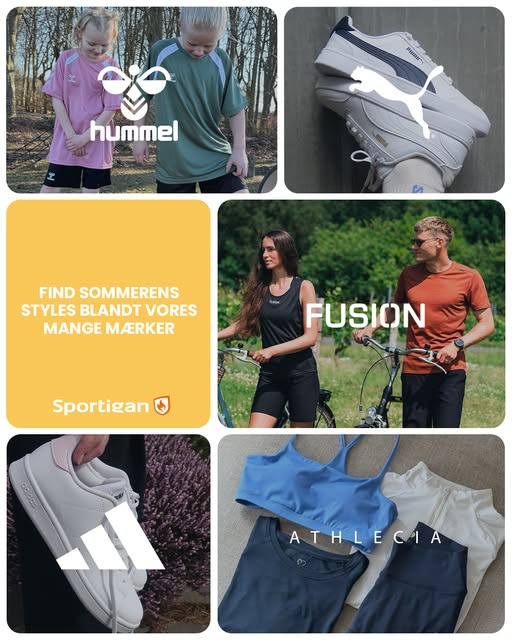 Sportigan Hadsund inviterer til at gå på opdagelse i udvalget fra populære brands