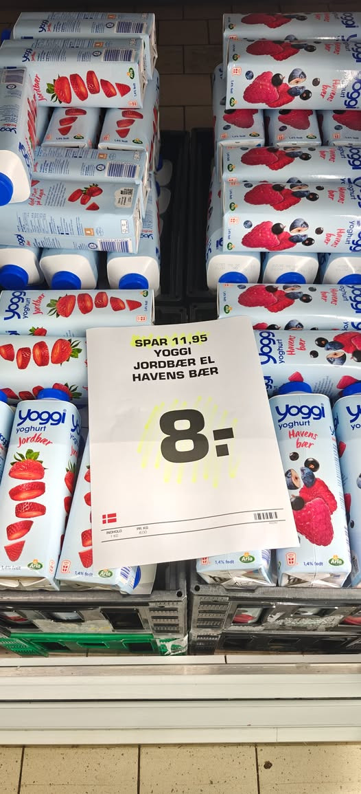 Rema 1000 Hals tilbyder Yoggi til 8 kr.