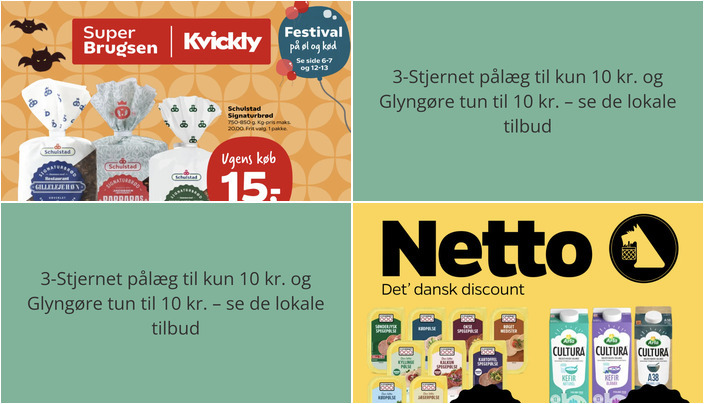 3-Stjernet pålæg til kun 10 kr. og Glyngøre tun til 10 kr. – se de lokale tilbud