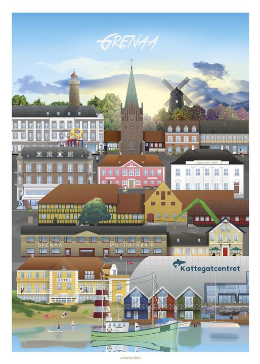 Byvandring i Grenaa: Udforsk byens historie