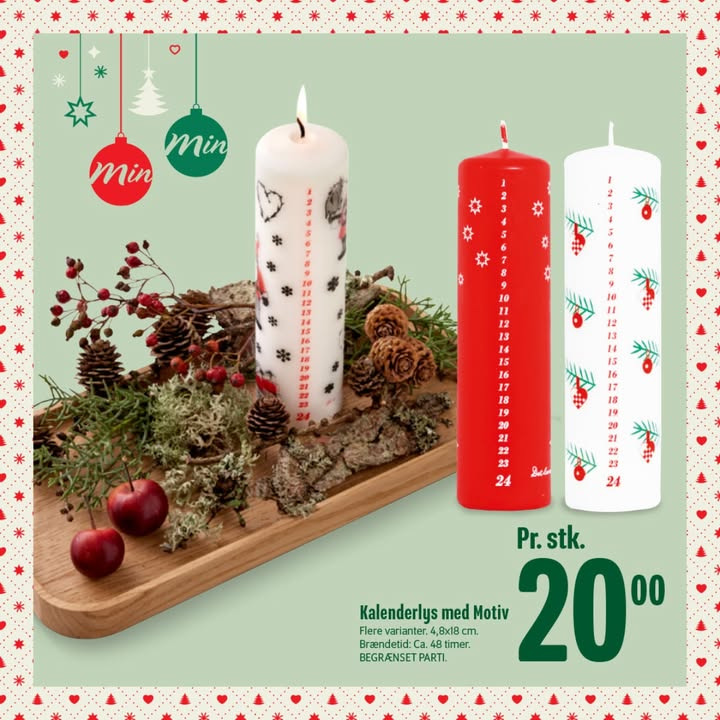 Stort udvalg af julelys til dekoration hos Min Købmand, Nim