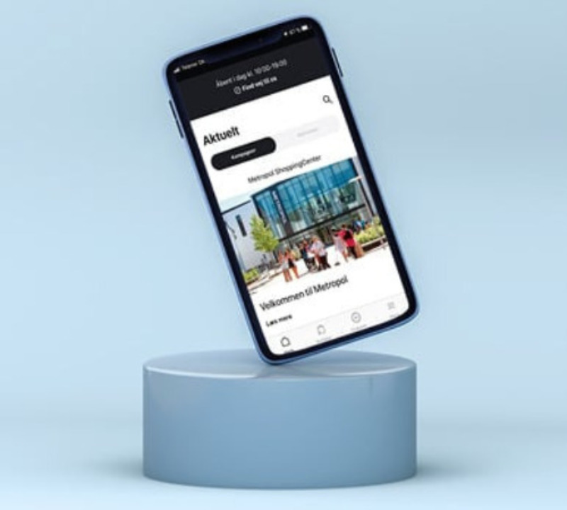 Optjen point og få ekstra gode rabatter med app´en fra Metropol ShoppingCenter