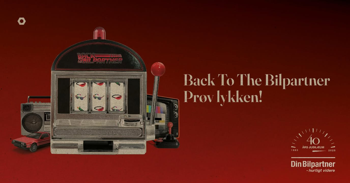 Mejdal Auto fejrer 40-års jubilæum med retrospil og rejsegavekort på højkant