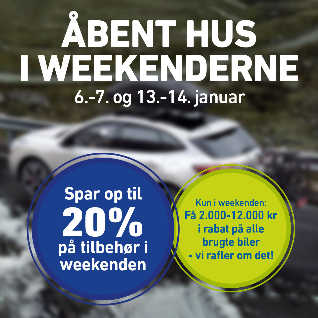 G.R. Biler Skive byder indenfor til Åbent Hus med masser af tilbud og underholdning