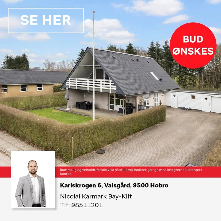 Home Hobro præsenterer rummelig familievilla på Karlskrogen i Valsgård