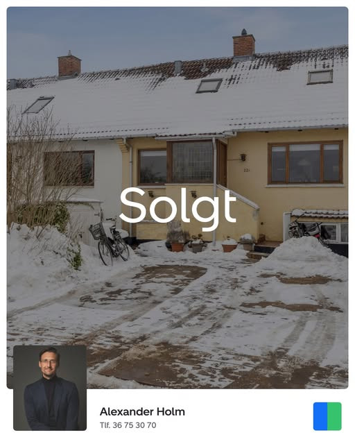 Nybolig Hvidovre - Alexander Holm ApS har solgt bolig på Planteheldvej 22A i Hvidovre