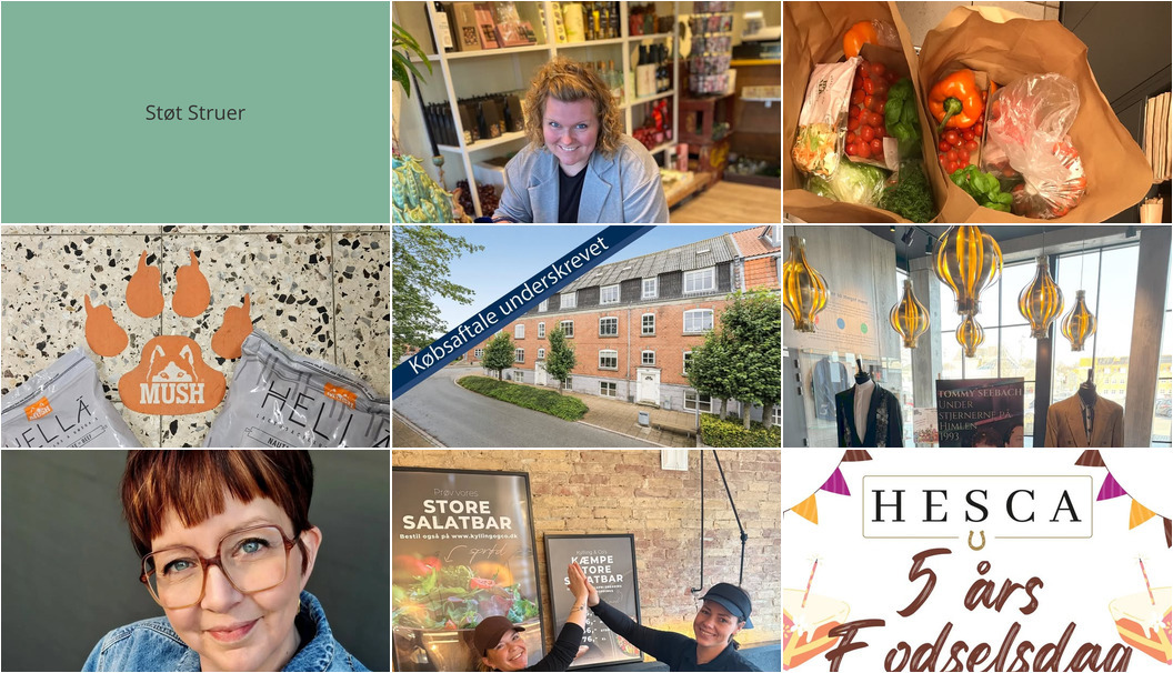 Nyt fra Lux By Jakobsen, Kylling & Co Holstebro, Gimsinghoved og 5 andre