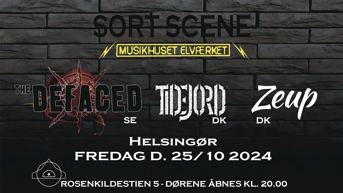 Metal i Helsingør: Oplev en aften med Zeup, Tidejord og The Defaced