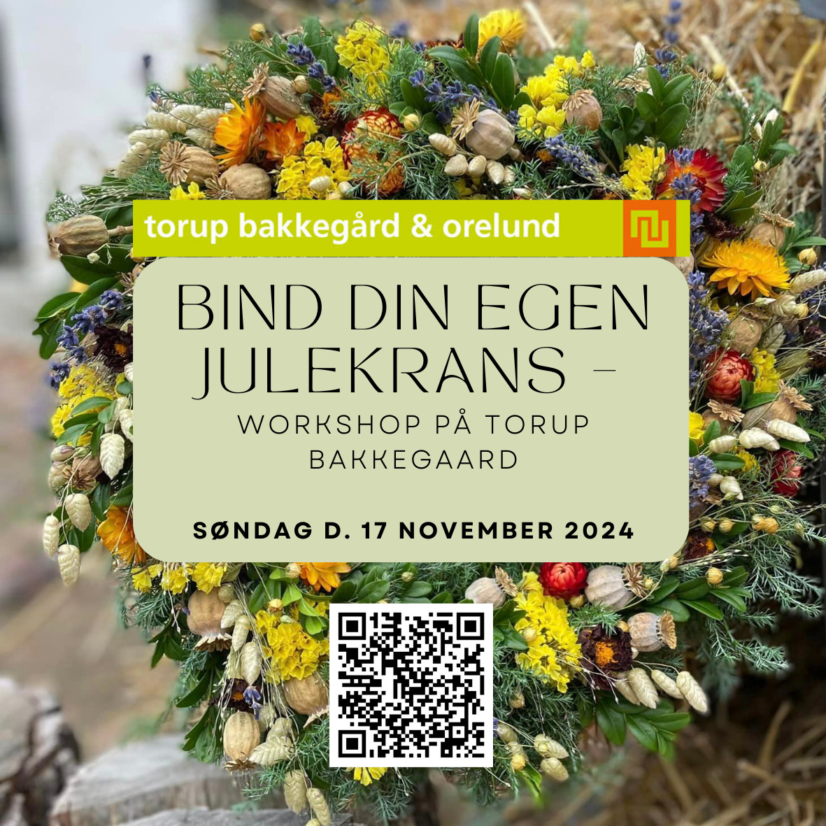 Kreativ julekrans-workshop i Assens