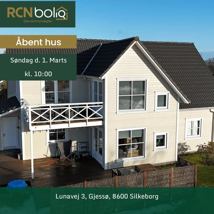 RCN Bolig Silkeborg inviterer til åbent hus i naturskønne Gjessø