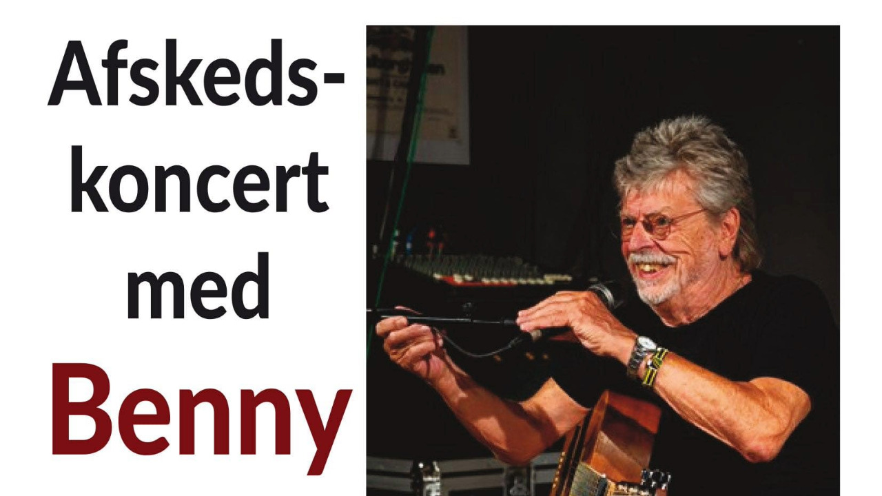 Afskedskoncert med Benny Holst i Ribe