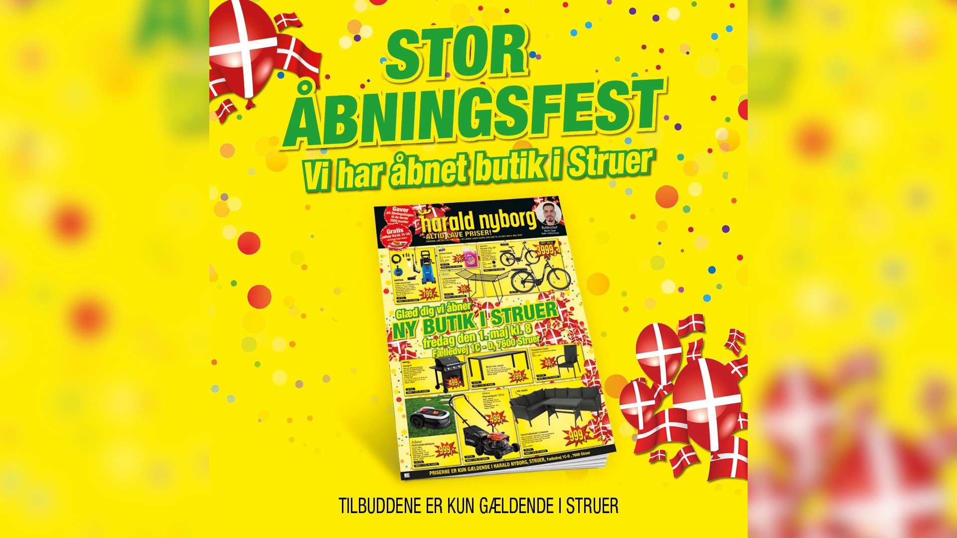 Nu har vi åbnet i Struer!