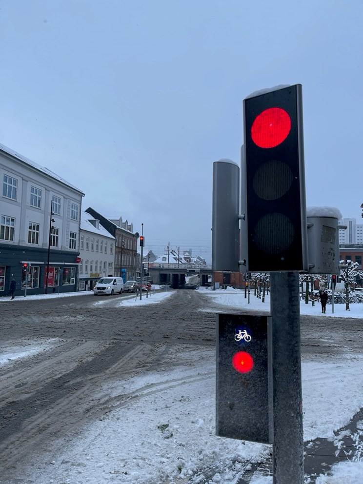 Snekaos i Vejle: Busser aflyst og intensiv snerydning på de vigtigste veje