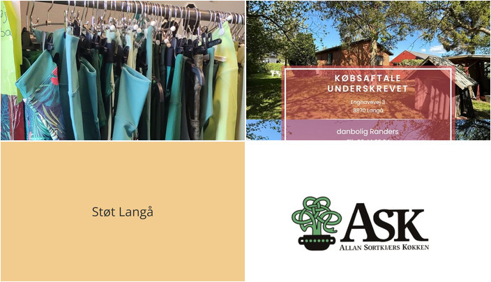 Nyt fra Ask , Rie & Henrik's Tøjbiks v/Rie Olesen og danbolig Randers