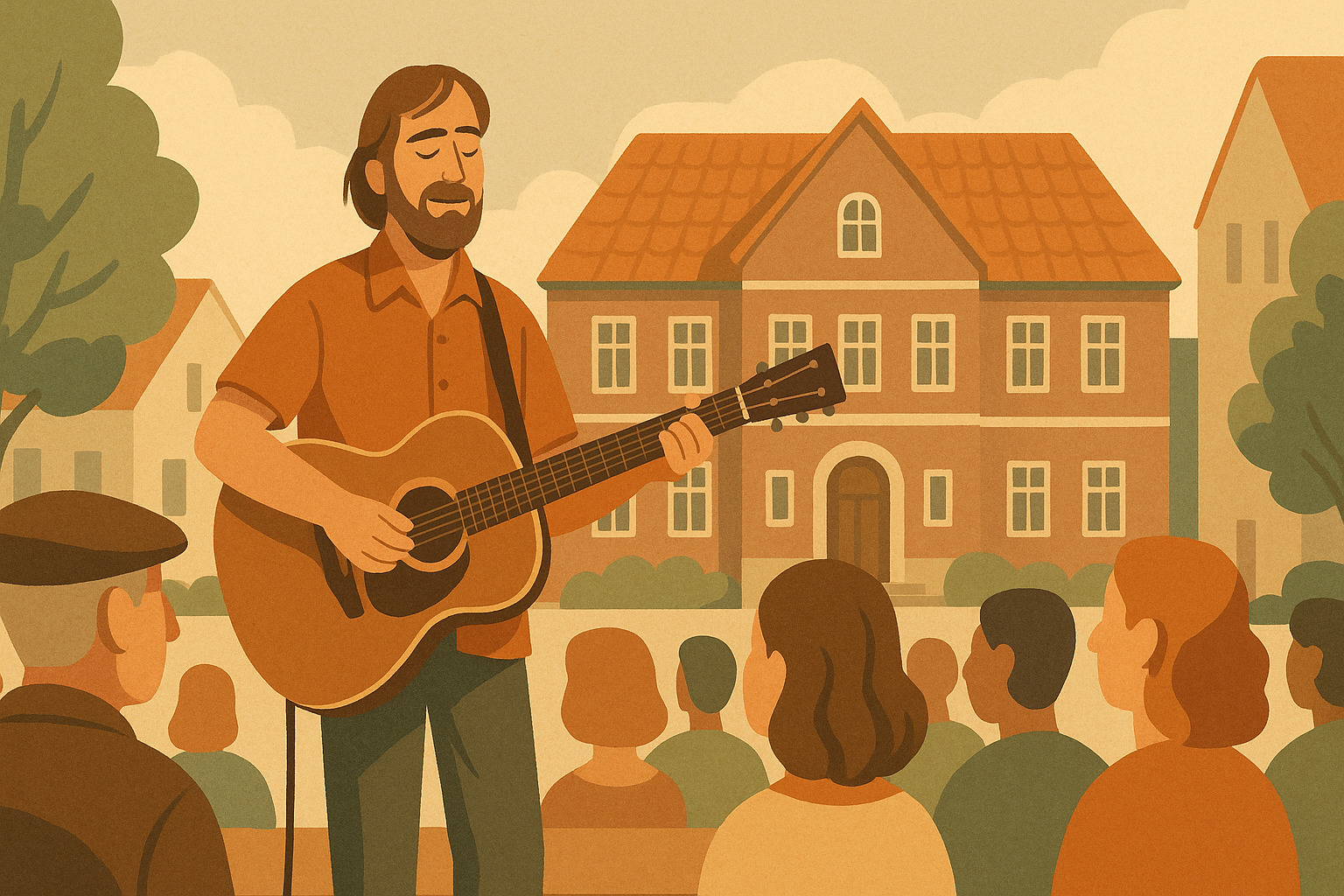 Koncert på Rådhustorvet med Jens Varmløse