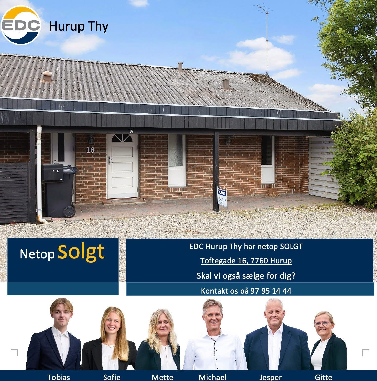EDC Hurup Thy sælger bolig i Hurup og søger nye ejendomme til salg