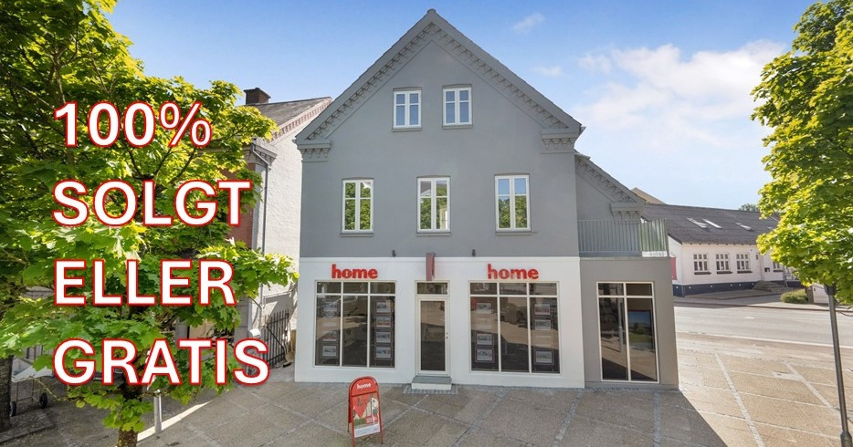 Home Brønderslev: 100% solgt eller 100% gratis garanti på boligsalg