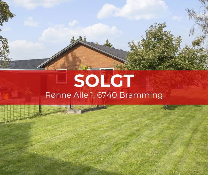 Rønne Alle 1 i Bramming solgt af RealMæglerne Esbjerg og Bramming