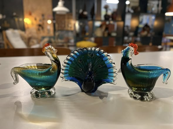 Pynt julebordet med smukke glasfigurer fra ByDuddie