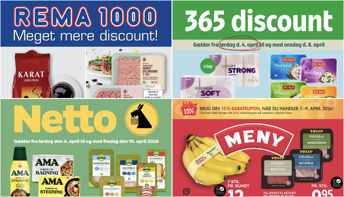 Ugens skarpe tilbud: Buko flødeost til kun 10 kr. og Klovborg skiveost fra Meny til 19,95 kr.