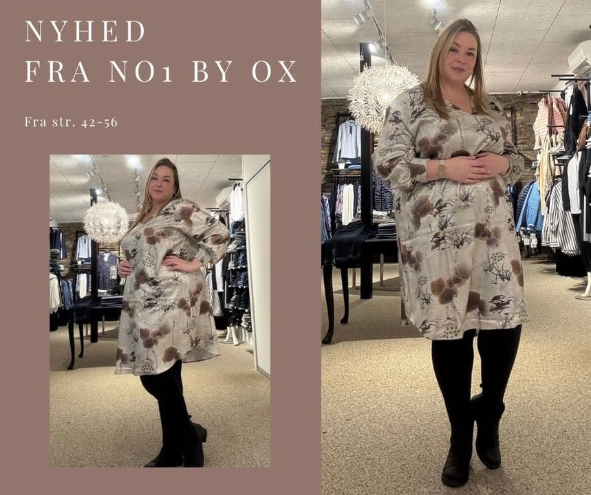 GARDEROBEN præsenterer smuk forårskjole fra No1 by OX i butikken