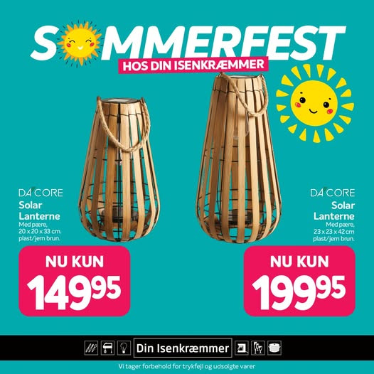 Fredericia Isenkram præsenterer solcellelanterner fra DA’CORE til sommerhaven