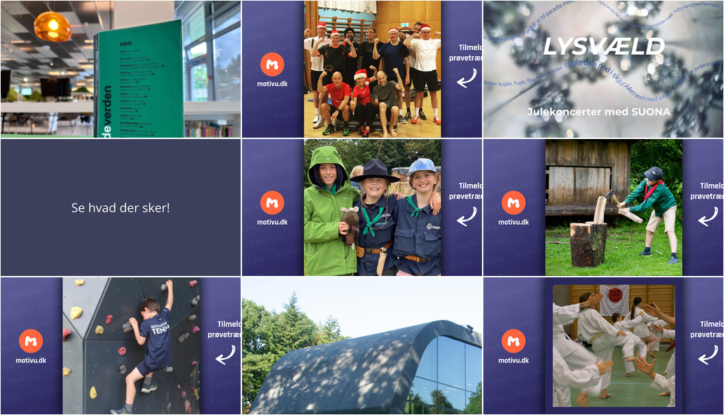 Ugen i Charlottenlund byder på spansk samtale, julekoncert og spejderlivet for de unge