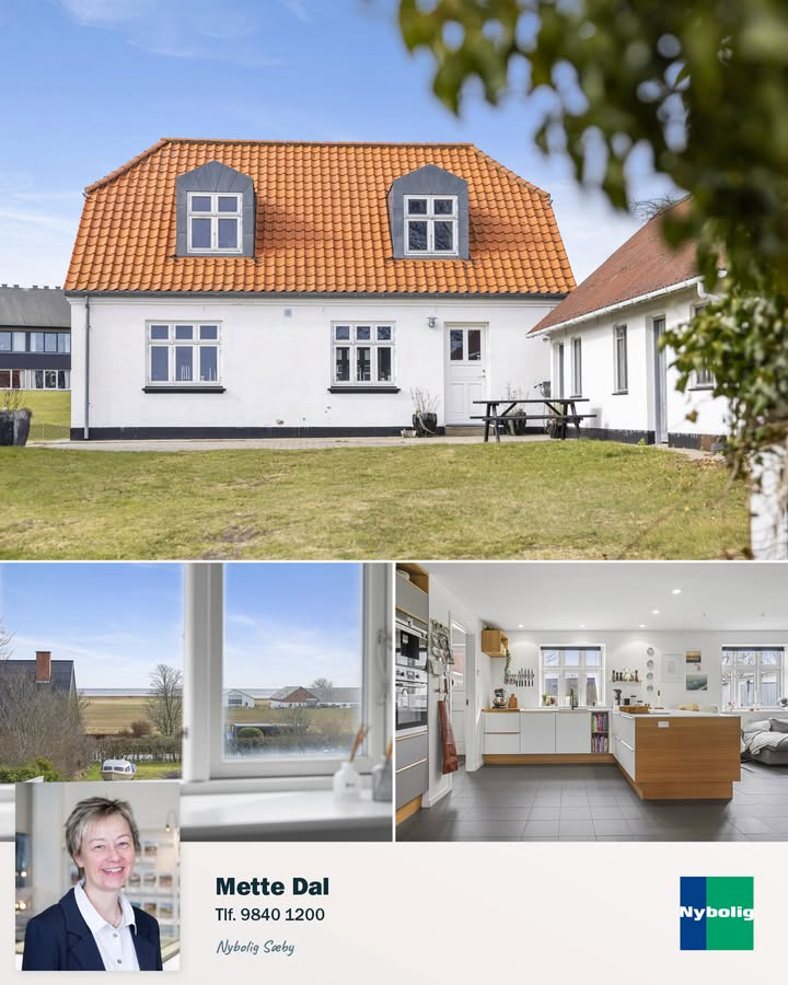 Nybolig Sæby A/S præsenterer totalmoderniseret bolig med havudsigt på Østkystvejen 321