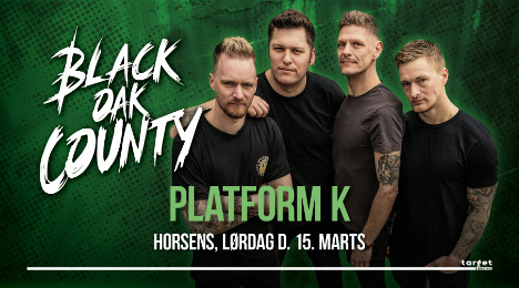 Oplev croquis og rock med Black Oak County på Platform K
