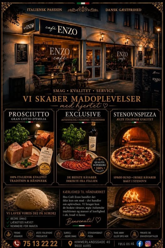 Café Enzo takker for opbakningen og udlodder valgfri pizza