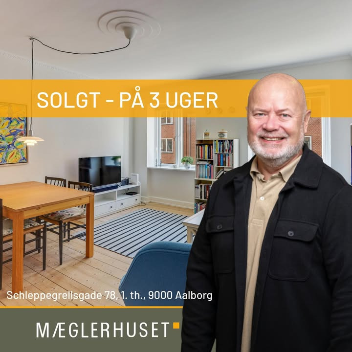 Mæglerhuset Aalborg har solgt lejlighed på Schleppegrellsgade 78 på 3 uger
