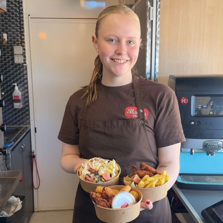 Mosters2go-foodtruck serverer lækre måltider ved Randers Storcenter indtil slutningen af november