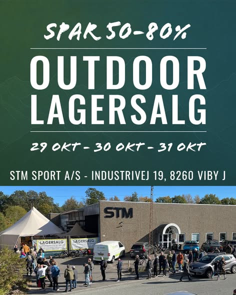 Lagersalg.com tilbyder 50-80% rabat på outdoor hos STM Sport i Viby J