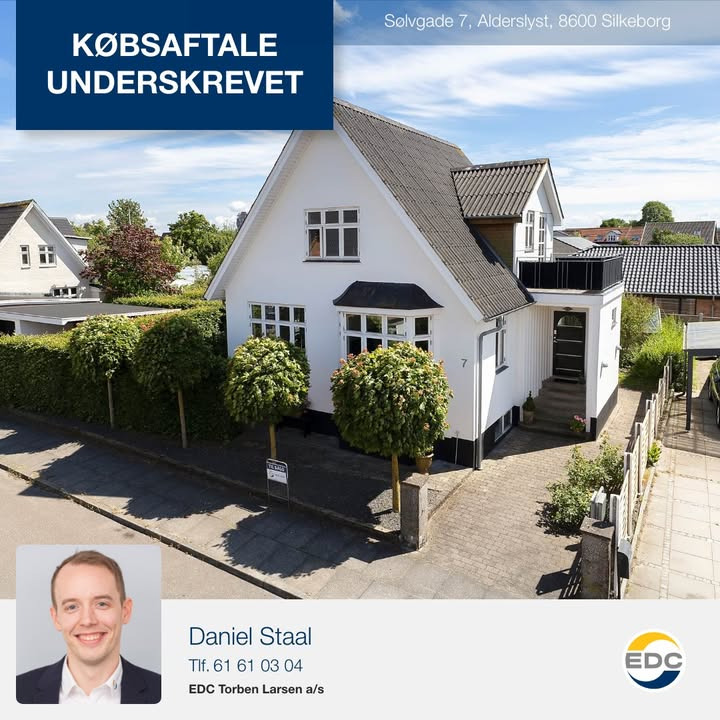 EDC Torben Larsen underskriver aftale om ny boligdrøm på Sølvgade 7 i Silkeborg
