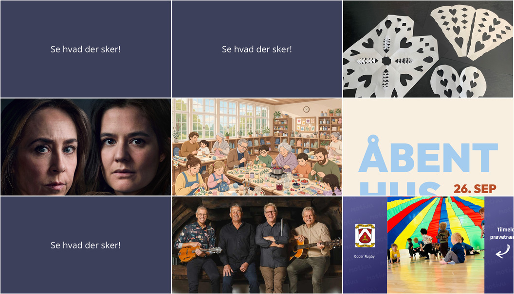 Oplev Odder denne weekend: Kreativitet, musik og sjov for hele familien