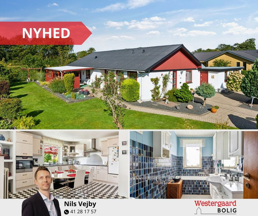 Westergaard Bolig: Skøn 1-plans villa i Serritslev til salg