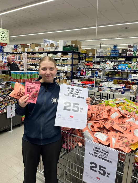 Rema 1000 Holstebrovej tilbyder chokoladeovertrukne bær til skarp pris i Struer