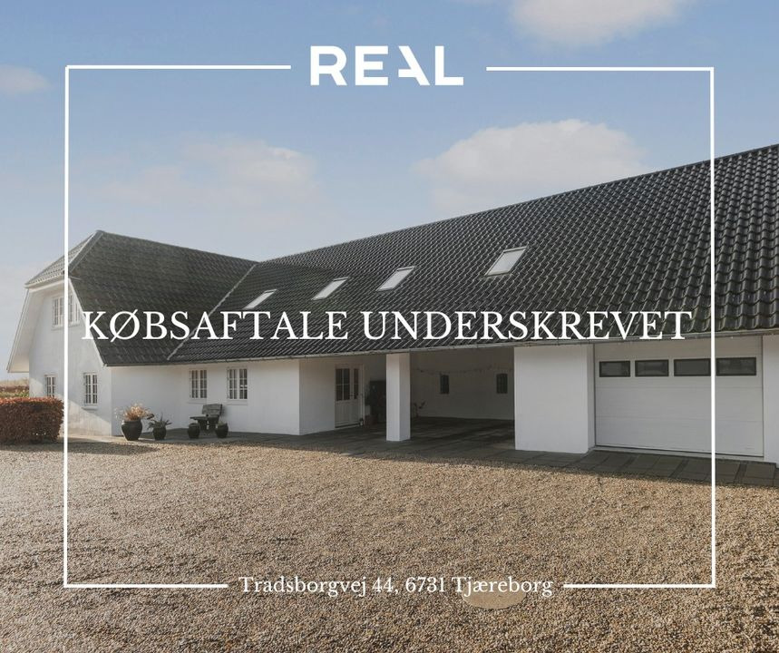 Rummelig villa i Tjæreborg skifter ejere: Købsaftale underskrevet hos RealMæglerne Esbjerg