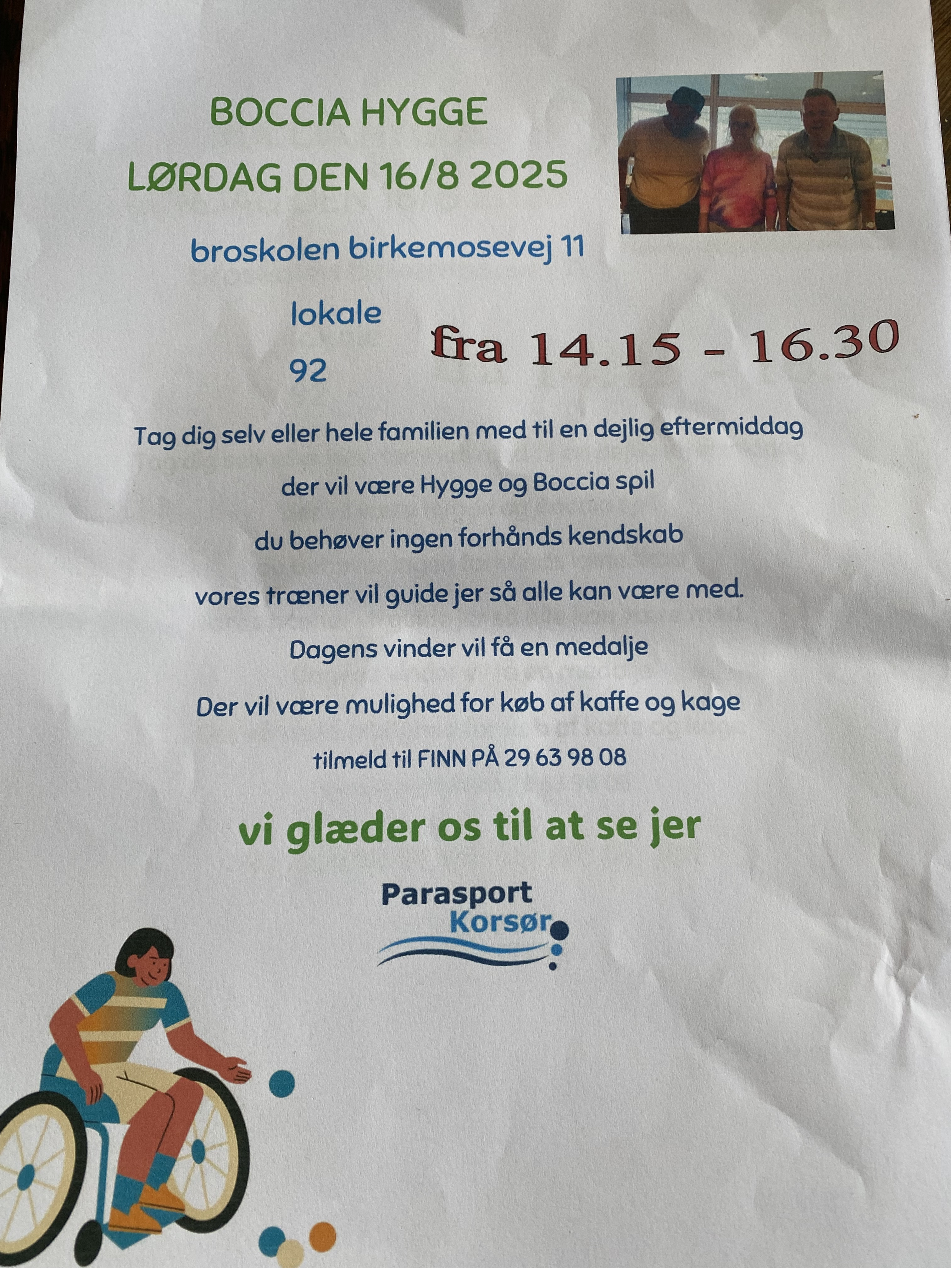 Nyt tilbud for handicappede i byen