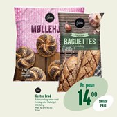 Min Købmand, Nim: Servér sprøde hvidløgsbaguettes til din grillmenu