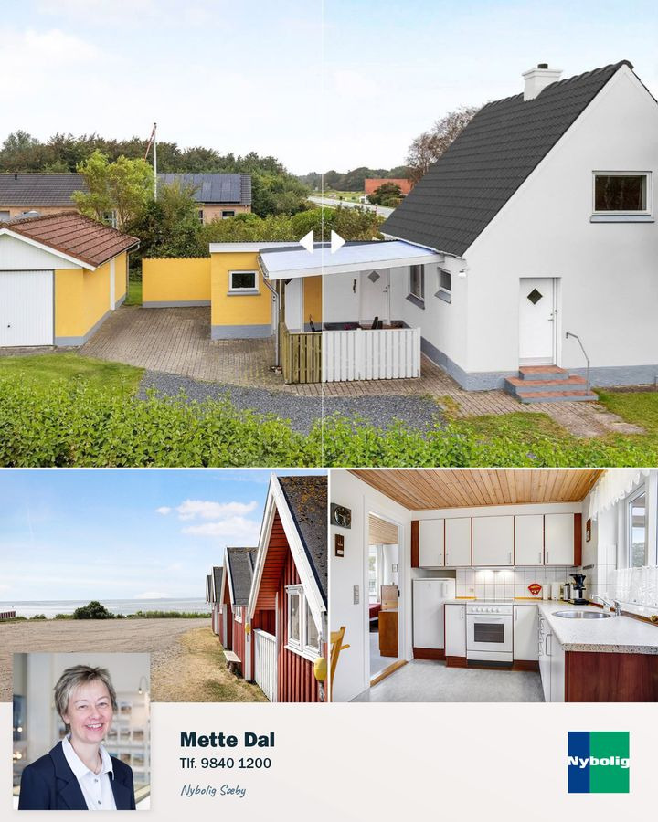 Nybolig Sæby A/S tilbyder prisvenligt hus nær havet i Voerså