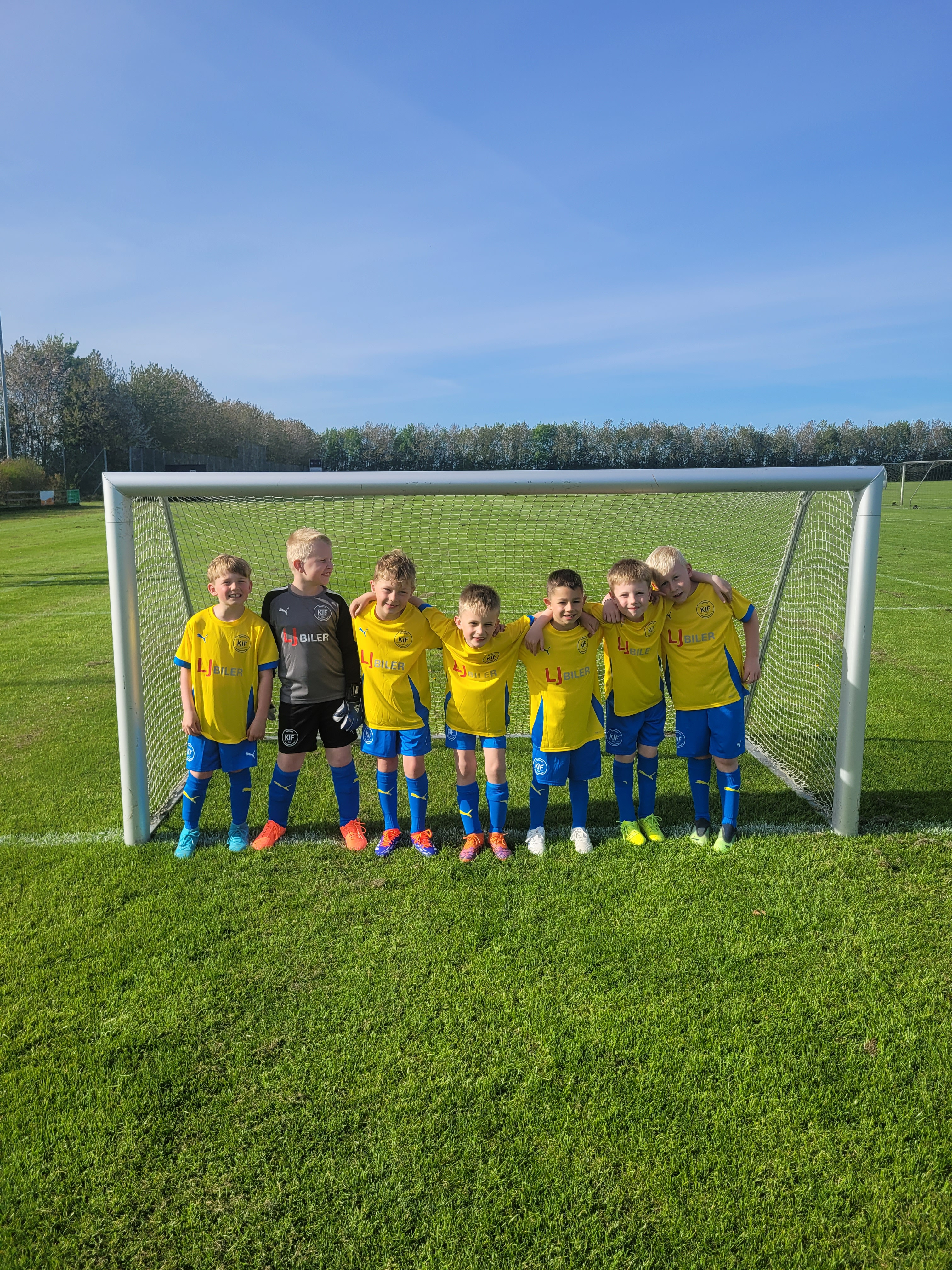 Kjellerup IF's U9-drenge viser styrke i sejr mod Ravnsbjerg IF