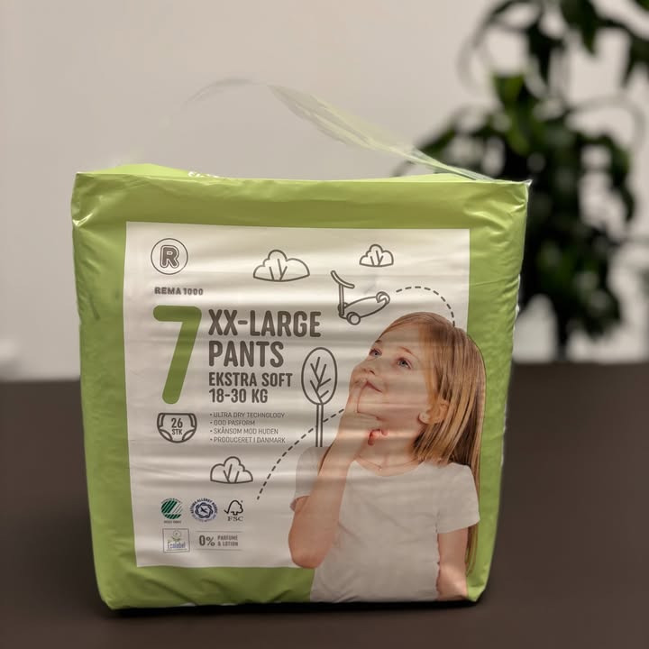 Rema 1000 Gødvad v/Peder Haarup udvider sortimentet med nye buksebleer i størrelse 7